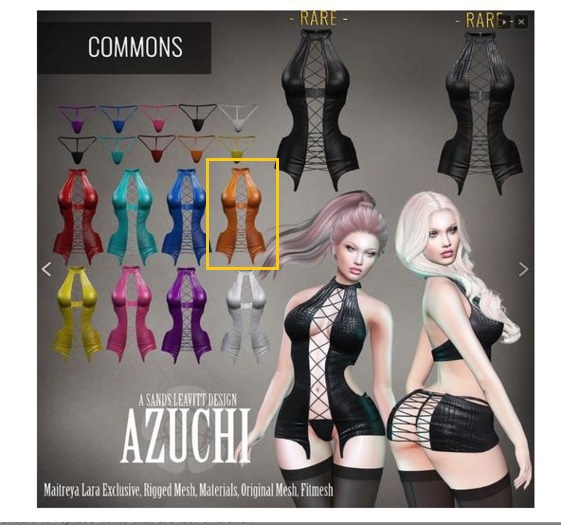 [Azuchi] Dani Bodysuit *Maitreya* Orange