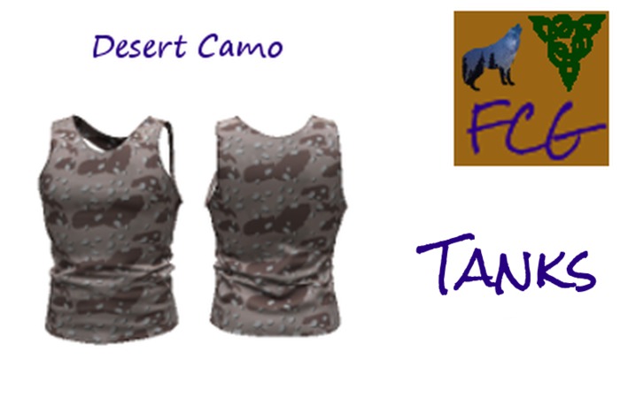 Callum Tank Desert Camo