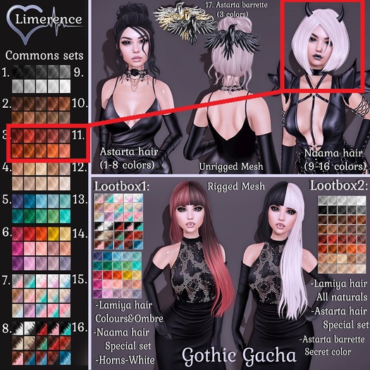 #11{Limerence} Naama hair-Reds