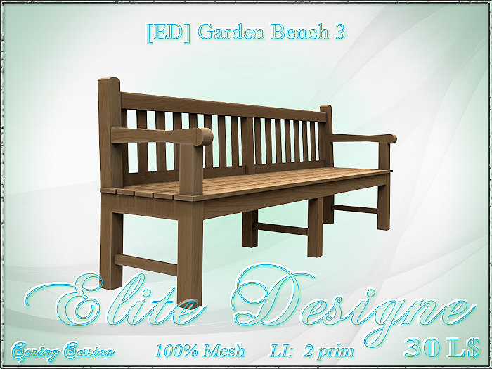 [ED] Garden bench 3