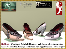 DEMO Bliensen + MaiTai - Balboa - Vintageshoes - white / cream