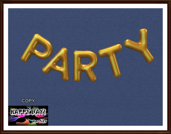 Happy Day! - Party Balloons Golden