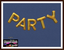 Happy Day! - Party Balloons Golden