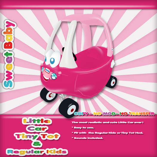 Sweet Baby - Little Car - [ Tiny Tot & Regular Kid ] - Princess 2 [Limited & Discount]