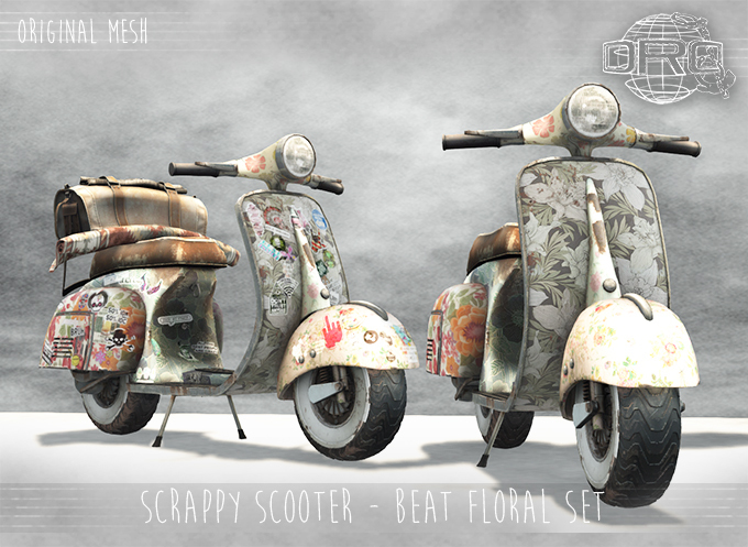 -DRD- Scrappy Scooter Set - Beat Floral (add)