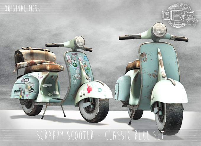 -DRD- Scrappy Scooter Set - Classic Blue (add)