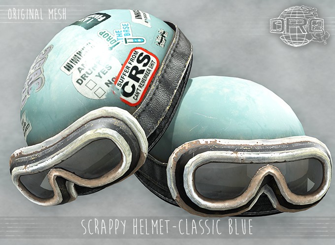 -DRD- Scrappy Helmet Set - Classic Blue