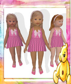 ❤ Pat A Kake Pink Dot Dress❤ 