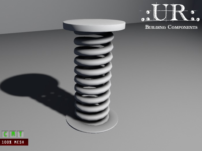 Second Life Marketplace - .:UR:. Industrial Collection - Stool II (full ...