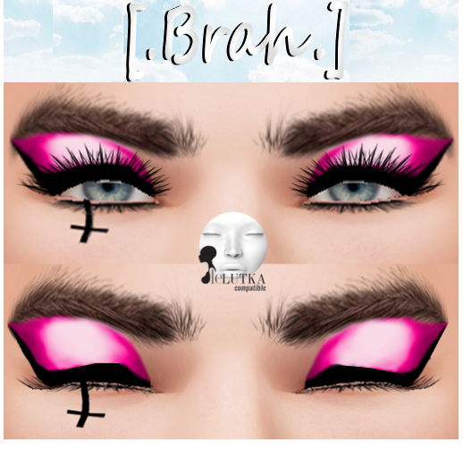 [Brah.] Hot Pink Cross Eyeshadow-Lelutka Applier.