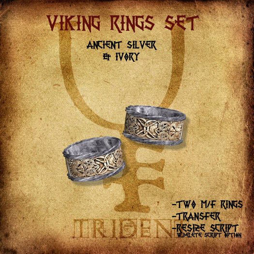 Viking Rings Set [Silver]