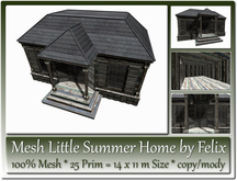 Mesh Little Summer Home by Felix 25 Prim 14x11m Size copy-mody