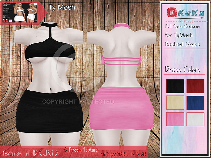 #KeKa Texturas For-TyMesh Rachael Dress