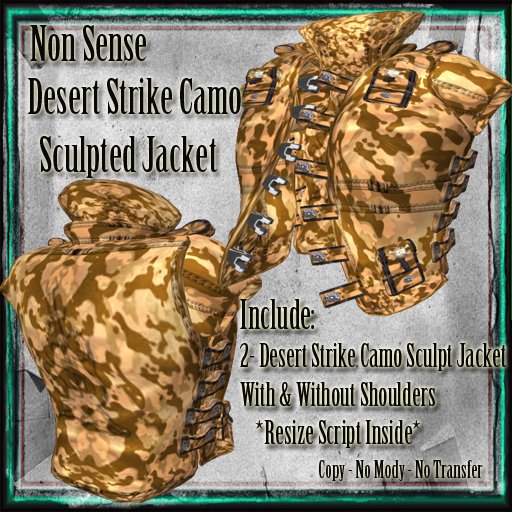 Non Sense Sculpt Jacket Desert Strike Camo Box