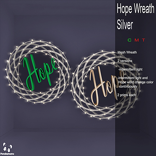 pandamomo Hope Wreath Silver Box (ADD ME)