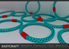 Easycraft magnus stainless steel bracelet shadow colorguide