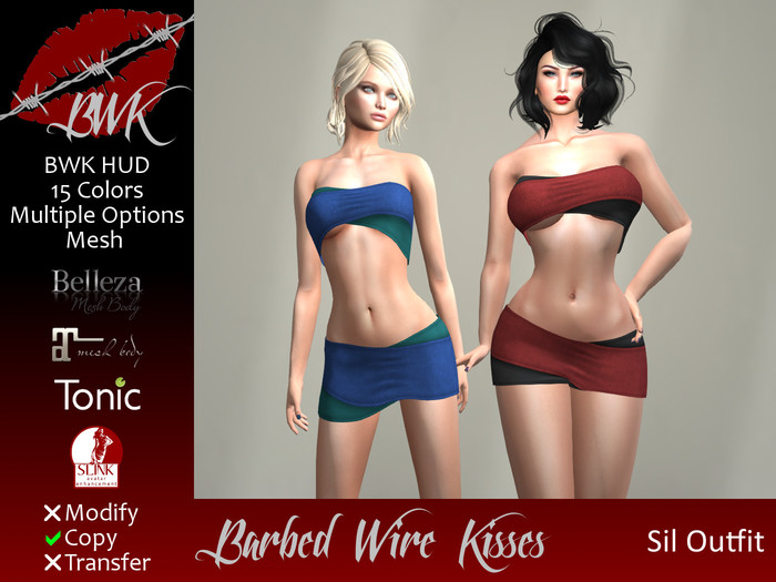{BWK} Mesh Sil Outfit (Boxed)