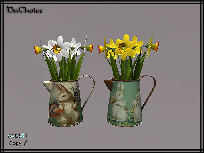 *DaChoice*-Easter Vintage Milk Pitcher.