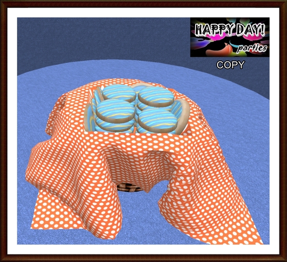 Easter  - Cookies Orange Basket