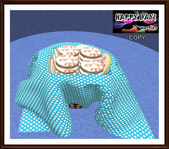 Easter  - Cookies Teal Basket