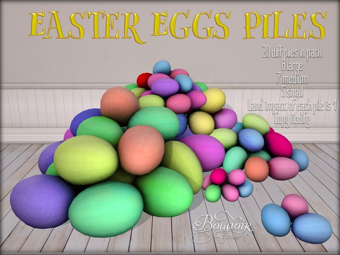Easter Eggs Piles