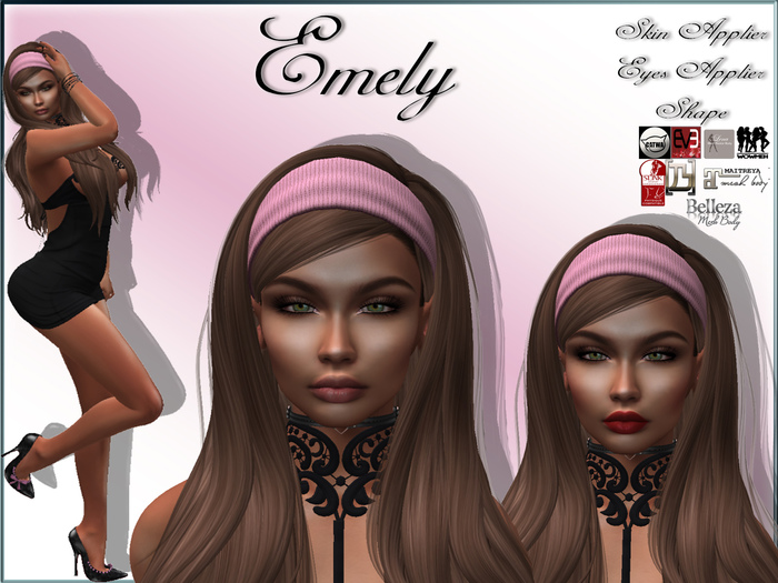 ::SA:: Emely Skin/ Eyes Applier + Shape