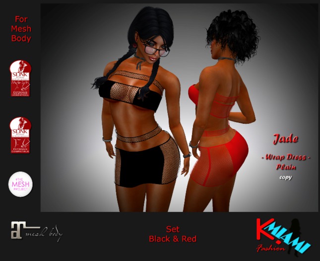 KMF Jade Wrap Dress Normal Set RB