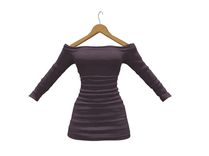 Shoulder Ruched Dress MAITREYA#2