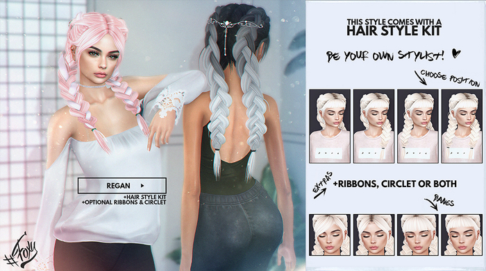 #Foxy - Regan Hair (Pastels)