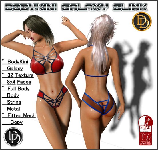 ☾ⅅⅅ☽ BodyKini GALAXY SLINK ; Hourglass / Physique