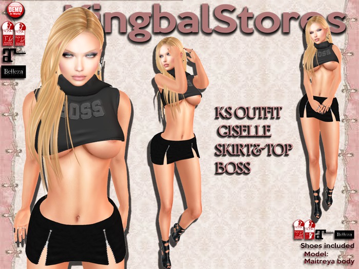 KS OUTFIT GISELLE SKIRT&TOP BOSS