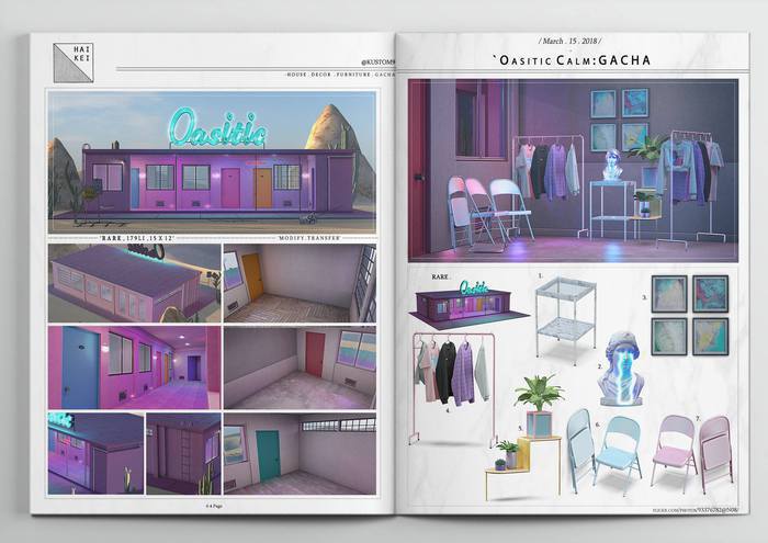 :HAIKEI: Oasitic Calm _ Gacha / RARE