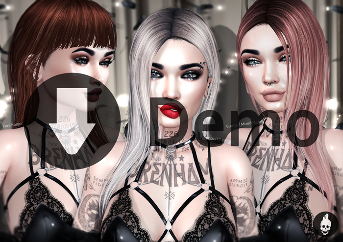 Action Inkubator Hair Stefani DEMO / / / BENTO RIGGED