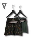  Vinyl - Doubt Skirt Pak green 