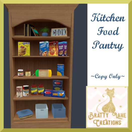 Kitchen Food Pantry-Light Wood{Boxed}