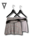 Vinyl - Doubt Skirt Pak white