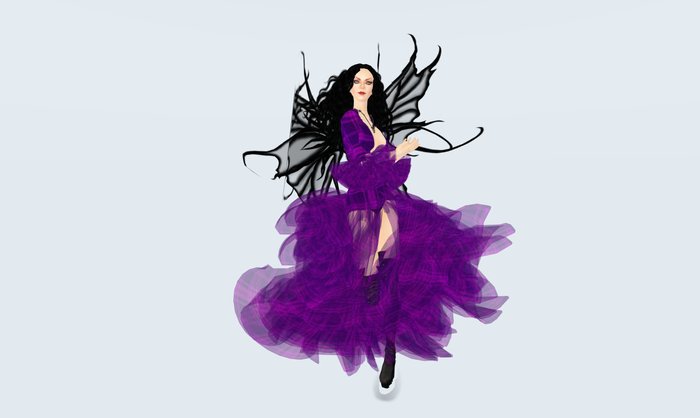 WW Racy & Lacey*Plaid Purple Dress 4 SLX