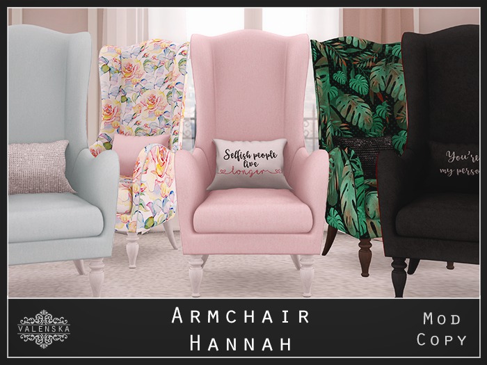- VALENSKA - Armchair Hannah Innocent (PG)