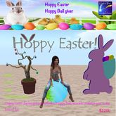 Hoppy Easter Display gives out Hoppy Balls-Crate