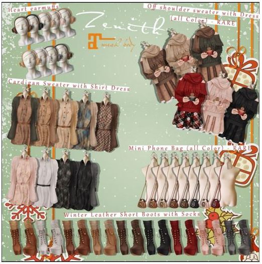 =Zenith=Winter Leather Short Boots with Socks (Rose) -Lara