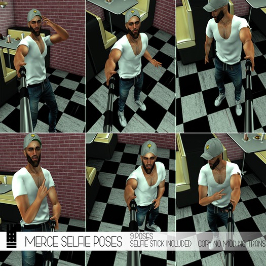 M E R C H- MERCE SELFIE POSEPACK