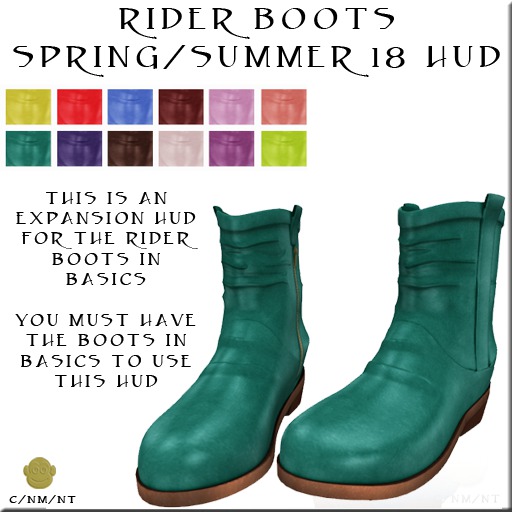 BM Rider Boots SS18 HUD