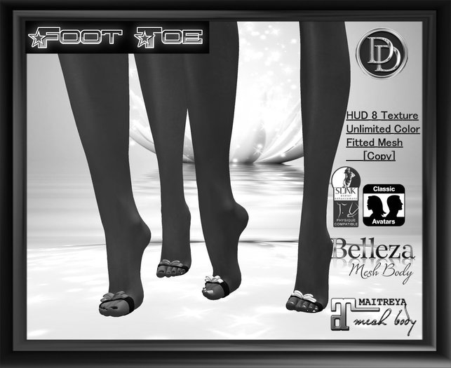 ☾ⅅⅅ☽ Foot Toe  - Belleza - Maitreya - Slink / DEMO