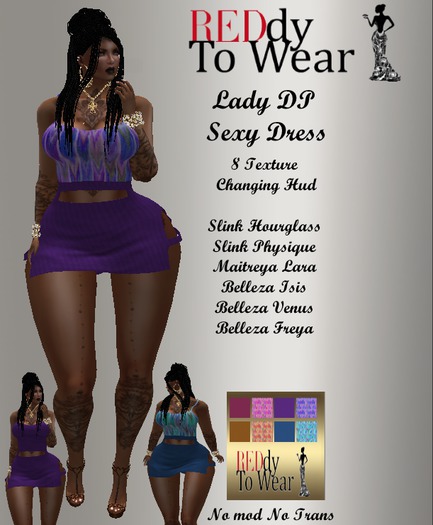 RTW LADY DP DRESS BOXED