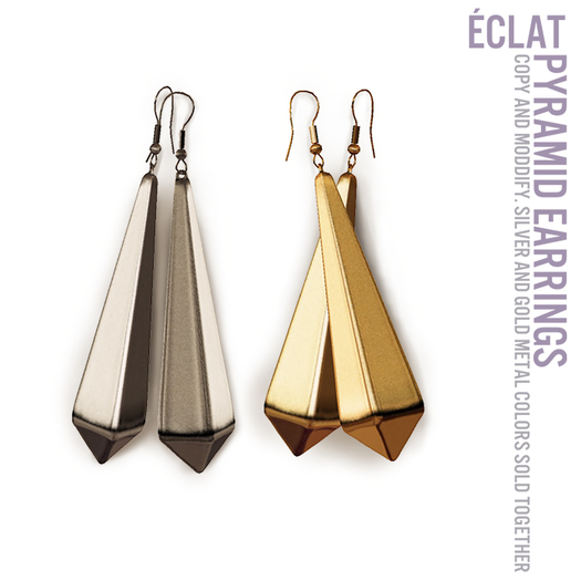 Eclat - Pyramid Earring