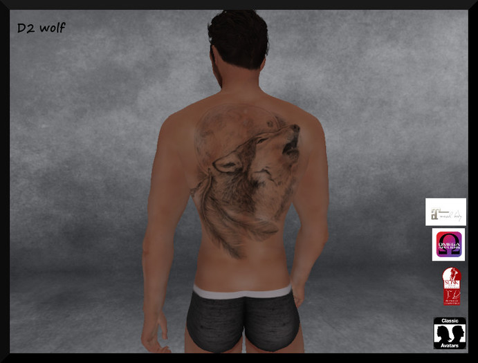 N16 wolf Custom M&C tattoo