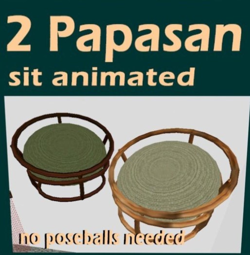 2 Papasan Chairs (boxed)