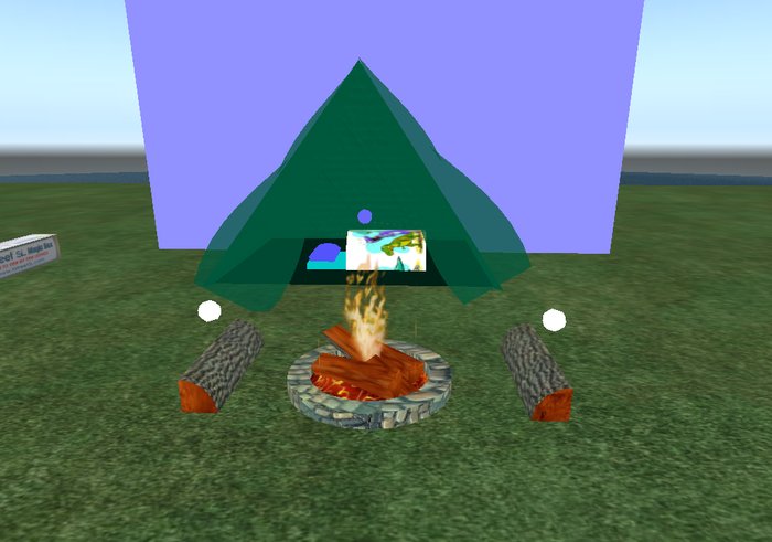 KiD At HeArT Campin' Out  Complete with Camp Fire