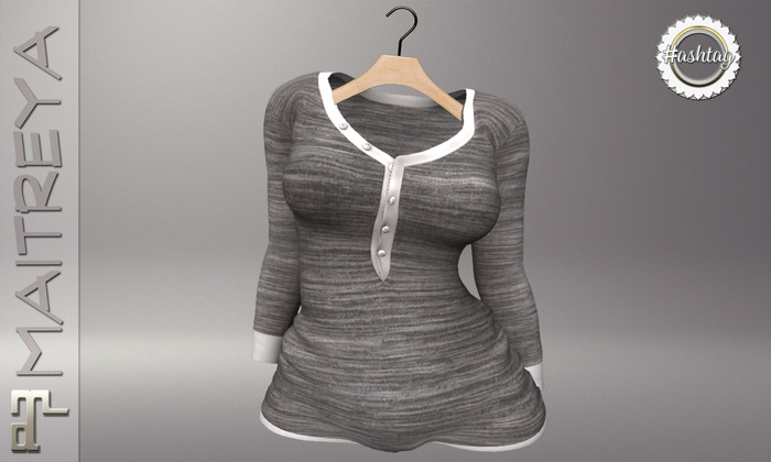 HashTag - Rugby Body Suit - Grey (BOX) ADD ME