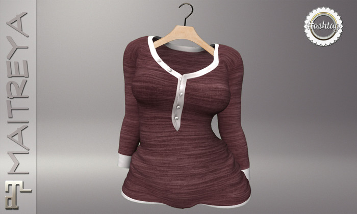 HashTag - Rugby Body Suit - Red  (BOX) ADD ME